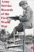 Cover of Army Service Records of the First World War by Simon Fowler