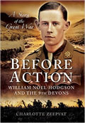 Cover of Before Action book about Noel Hodgson