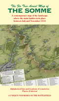 Cover of the aerial hand-painted Somme 1916 map