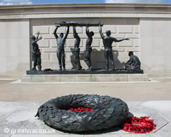 Sculptures at the Armed Forces Memorial, Alrewas.