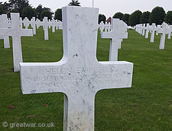 Grave of Nurse Helen Fairchild