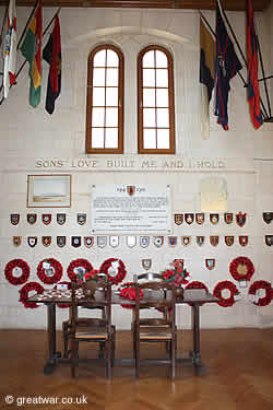 Memorial Room in the Ulster Memorial Tower.