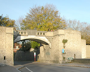 View through the Lille Gate.