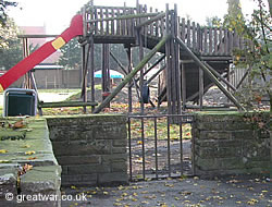 Original gateway to Poelkapelle German cemetery.