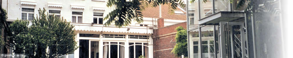 Wiew of Talbot House from the garden, with the refurbished concert hall on the right of the picture.